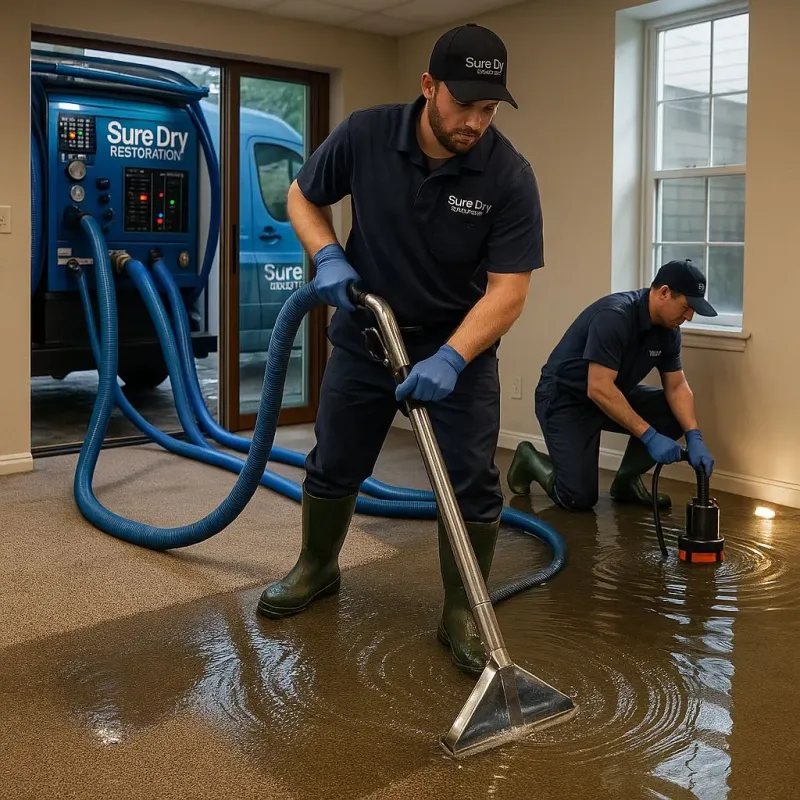 Water Extraction and Removal process in Edgewater Park, NJ